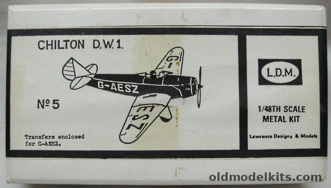 LDM 1/48 Chilton D.W.1, 5 plastic model kit